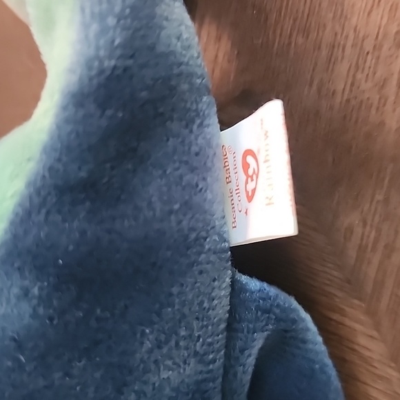 RAINBOW the Ty-Dye Chameleon BEANIE BABY 1997 ULTRA RARE and discontinued - Picture 7 of 8